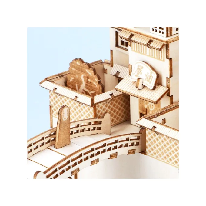 Maison Ghibli Wooden Craft Kit Kigumi Aburaya - Spirited Away