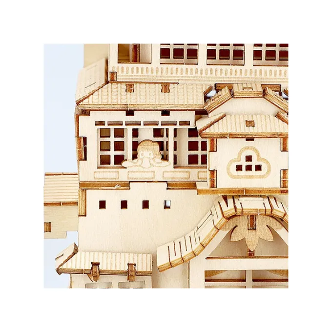 Maison Ghibli Wooden Craft Kit Kigumi Aburaya - Spirited Away
