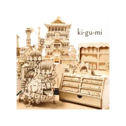 Maison Ghibli Wooden Craft Kit Kigumi Howl’s Castle - Howl's Moving Castle