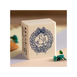 Maison Ghibli Wreath of bread Wood stamp - Kiki'S Delivery Service