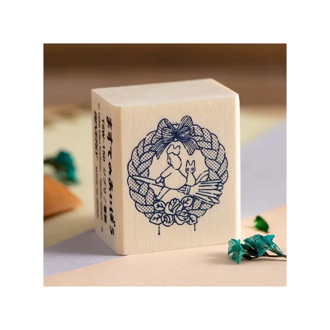 Maison Ghibli Wreath of bread Wood stamp - Kiki'S Delivery Service