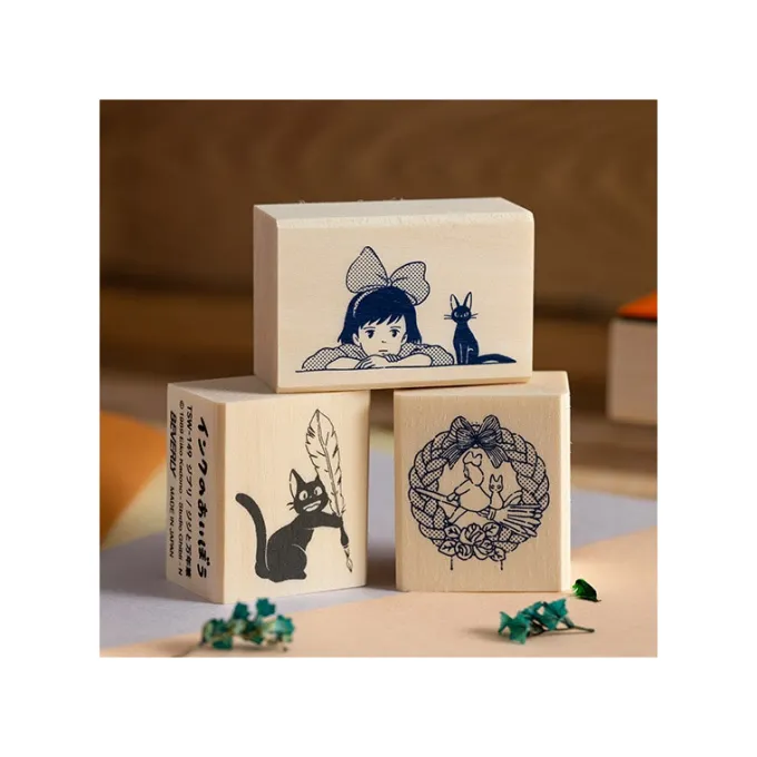 Maison Ghibli Wreath of bread Wood stamp - Kiki'S Delivery Service